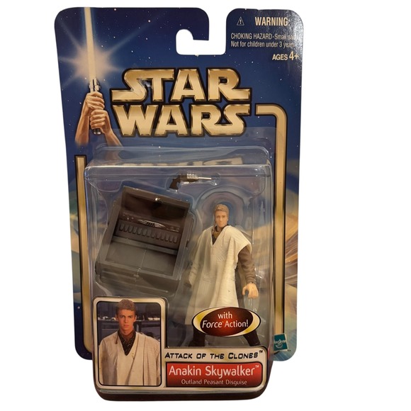 Star Wars Attack Of The Clones Anakin Skywalker Outland Peasant Disguise NEW - Picture 1 of 15